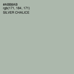 #ABB8AB - Silver Chalice Color Image